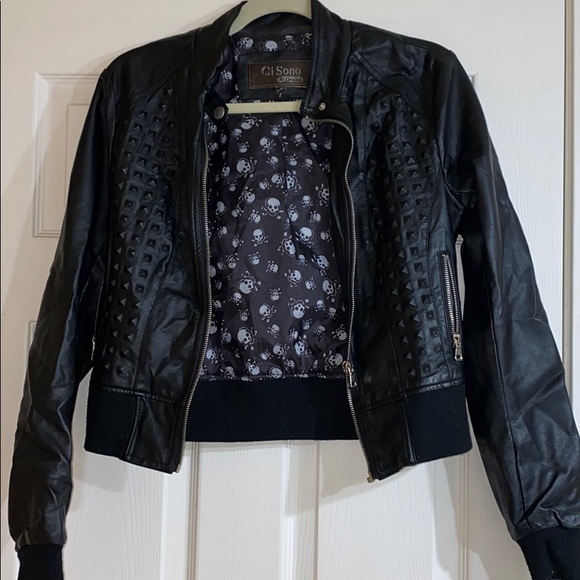 Gi Sono By Cavalini Jackets & Blazers - Gi Sono By Cavalini Leather Jacket Size S